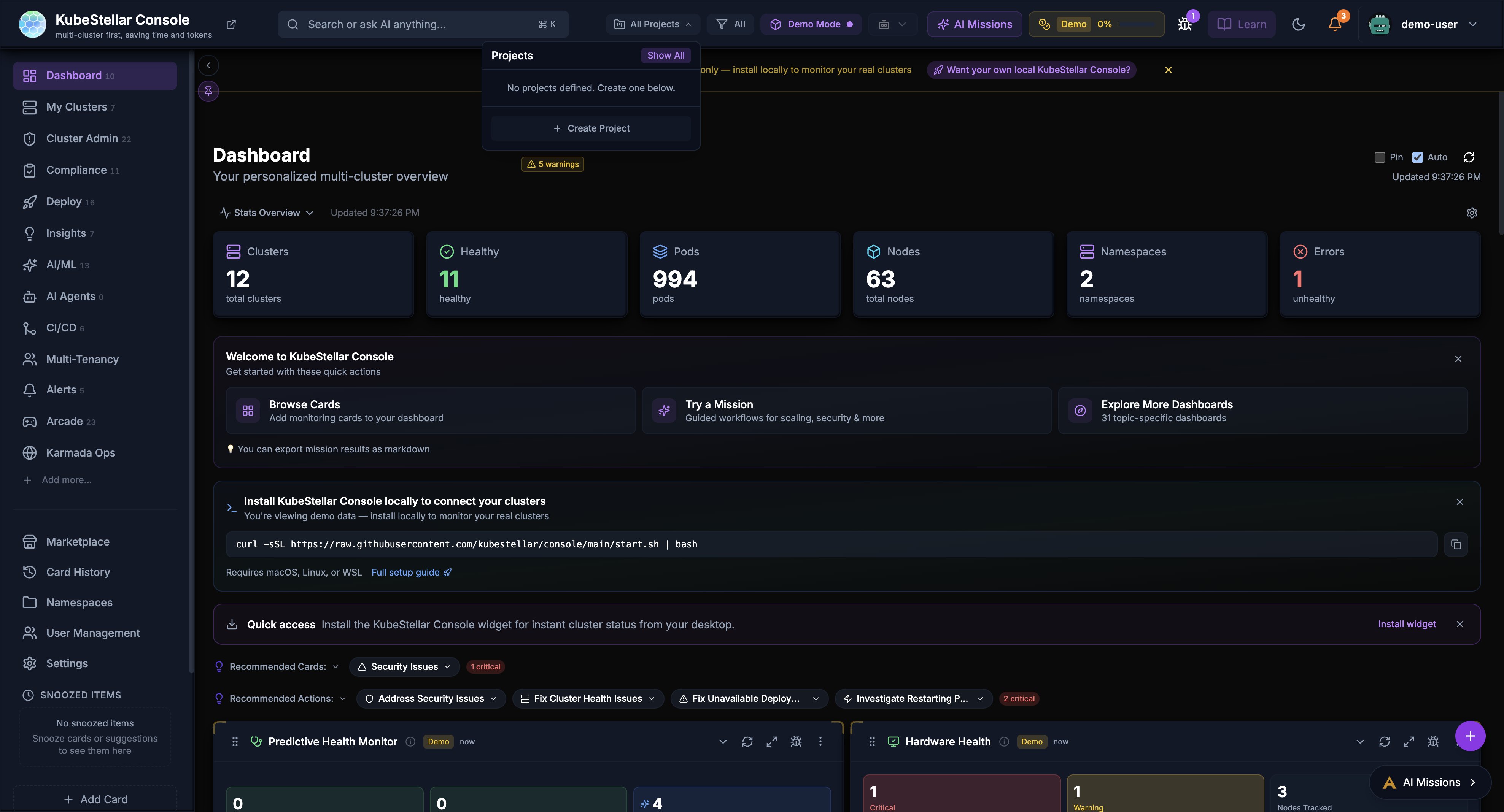 Project Selector